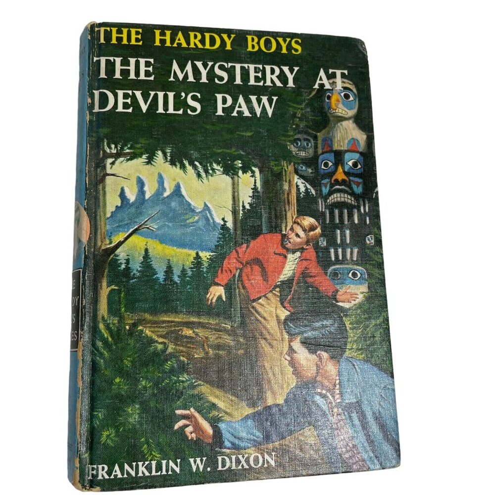 The Hardy Boys The Mystery at Devil's Paw Book Novel YA Reading 1959 u Franklin